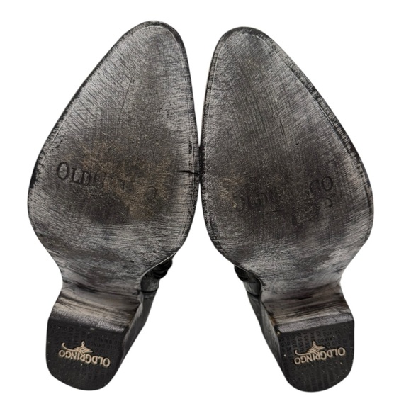 Like New Old Gringo Belinda 18” Boots in Black Size 5 - Picture 8 of 14